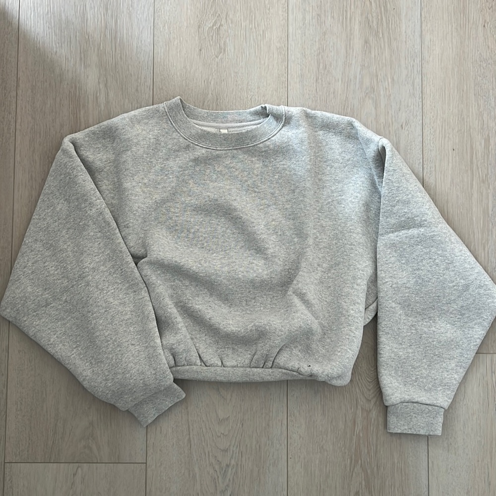 Aritzia babaton cropped crewneck sweatshirt